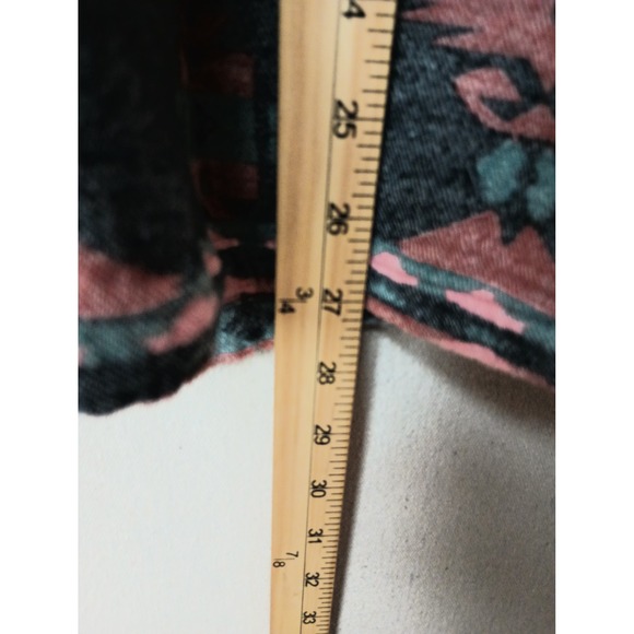 Womens Shacket Large Aztec Southwest Western Tribal Button Up Shirt Flannel K - Picture 7 of 7
